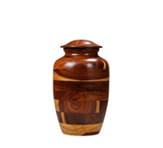 Tree of Life Rosewood Cremation Urn – 100% Hand-Etched Solid Wood Urn | 200 Cu In Adult Urn